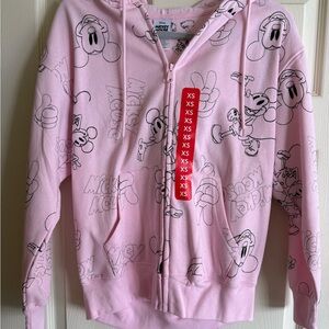 Mickey Mouse Pink Hoodie
